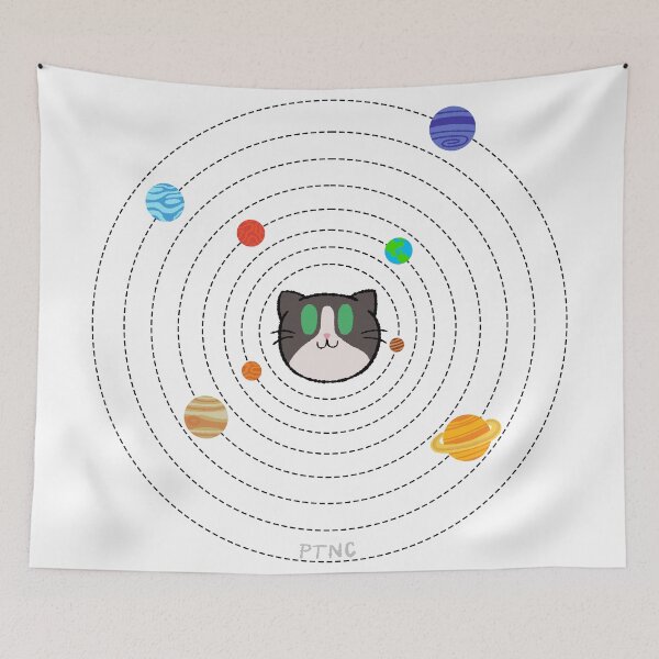 Item preview, Pudge Solar System  designed and sold by PudgeTheCat.