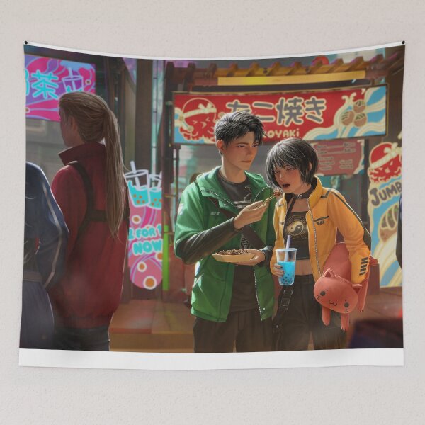 Item preview, Night Market designed and sold by xiaofanchuanart.