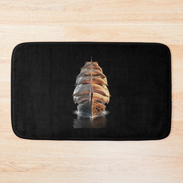 Item preview, A Large Sailing Ship with Multiple Sails, Beautifully Reflecting on the Water’s Surface designed and sold by macadolie.