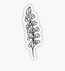 B&W Blue Bonnet Sticker