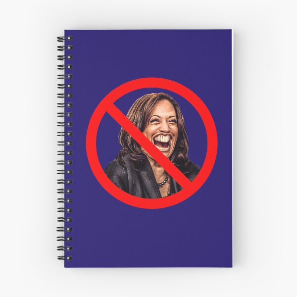 Item preview, Laughing Cartoon Kamala Harris In Forbidden Symbol designed and sold by carolina1.