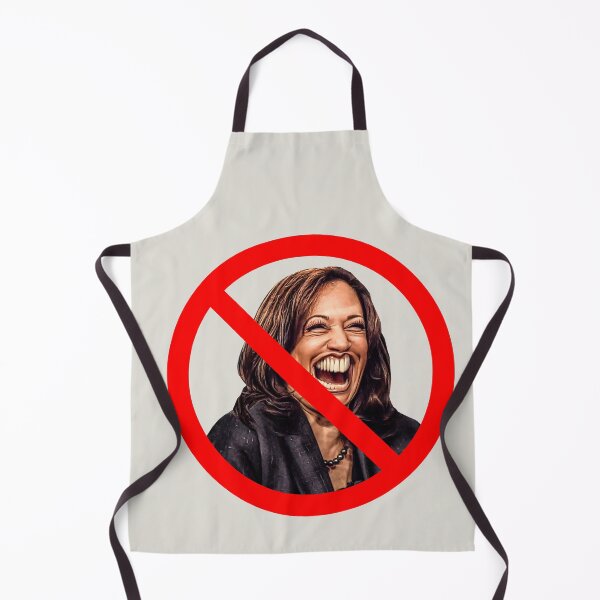 Item preview, Laughing Cartoon Kamala Harris In Forbidden Symbol designed and sold by carolina1.