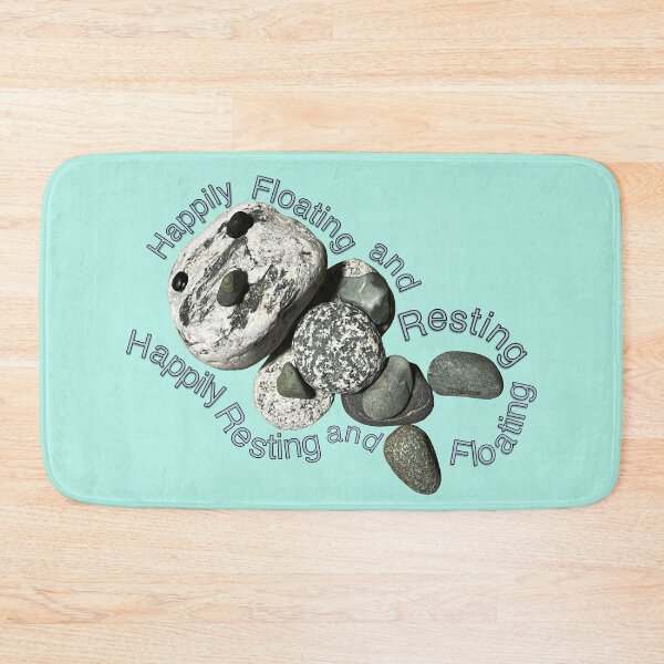 Item preview, Happily Floating, Happily Resting OTTER Rocks designed and sold by JDFehlauer.