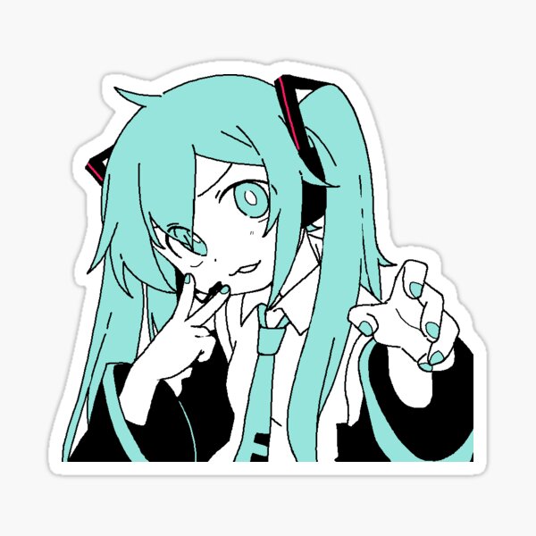 Item preview, Hatsune Miku - Peace designed and sold by DarkMysteryMan.
