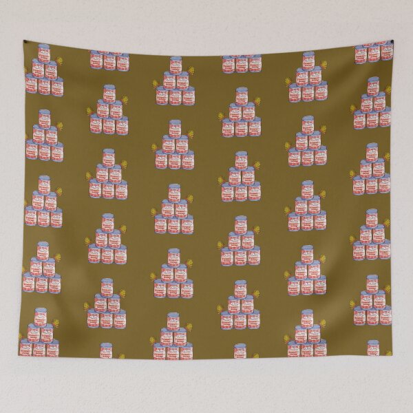 Item preview, Tomato Soup Can Tower Illustration designed and sold by DesignedByCece.