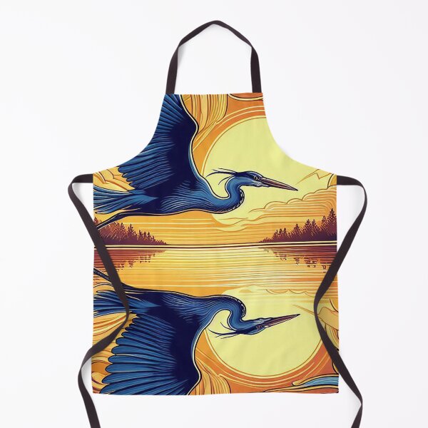 Item preview, Reflected heron designed and sold by Foxlindesigns.