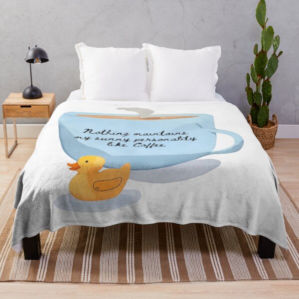 Item preview, Nothing maintains my sunny personality like Coffee designed and sold by annmariek2018.