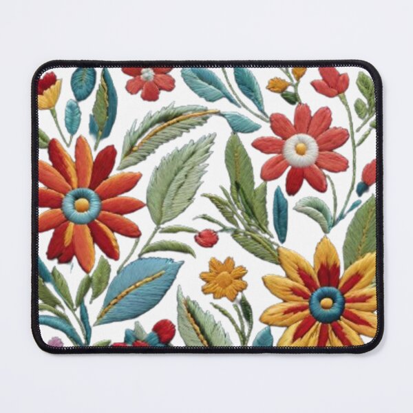 Item preview, embroidery floral pattern designed and sold by optimusprime39.