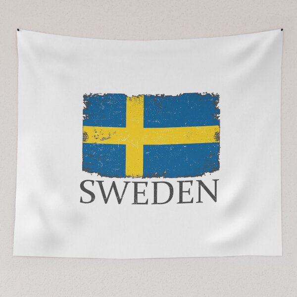Item preview, Sweden Country Flag Sweden Tourist Sweden Country Team designed and sold by farhanhafeez.