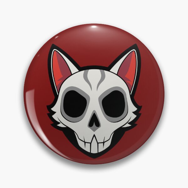 Item preview, skeleton cat head designed and sold by JIMTOPMOY.