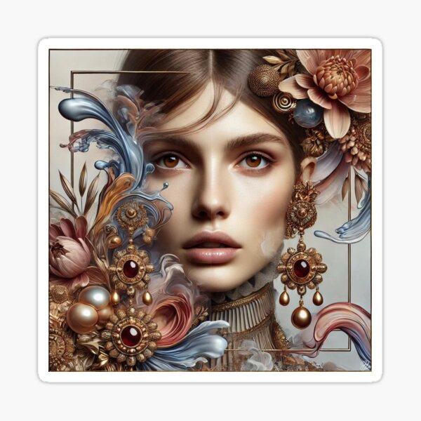 Her Eyes: Portals to a World of Grace Sticker