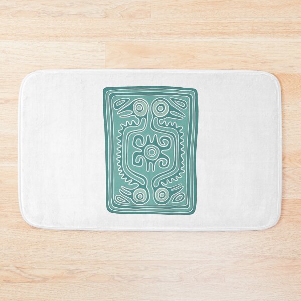 Item preview, Mexican Double headed bird flat stamp in green designed and sold by DaveDanchuk.