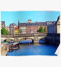 “Beautiful Copenhagen”, Photo / Digital Painting Poster