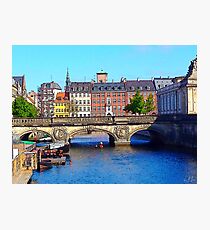 “Beautiful Copenhagen”, Photo / Digital Painting Photographic Print