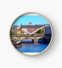 “Beautiful Copenhagen”, Photo / Digital Painting Clock