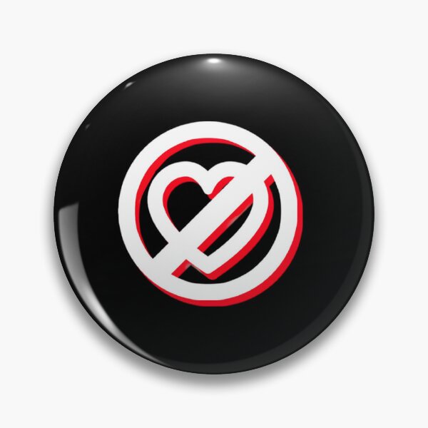 Item preview, Force Regida logo BUT DON'T FALL IN LOVE Crossed out heart designed and sold by amazonmex.