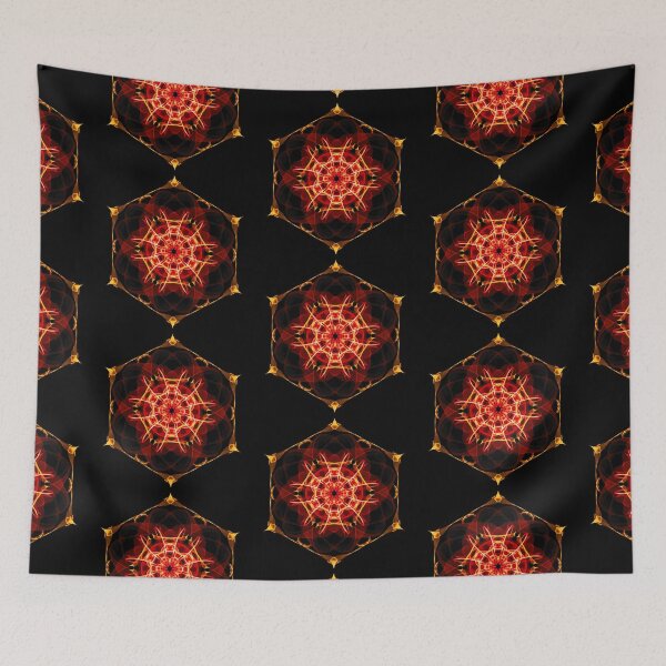 Item preview, Energetic Geometry - Hexagon Mandala  designed and sold by Leah McNeir.