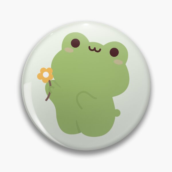 Item preview, Frog with Flowers designed and sold by theladyernestember.