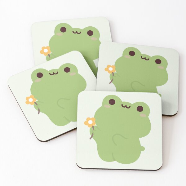 Item preview, Frog with Flowers designed and sold by theladyernestember.