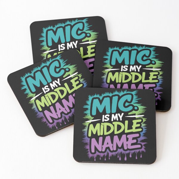 Item preview, Mic is my Middle Name Rap Innovators Hip Hop Trailblazers Design designed and sold by RadDeck.