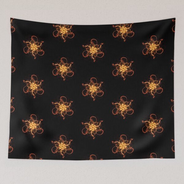 Item preview, Energetic Geometry - Fire Spinner Bloom  designed and sold by Leah McNeir.