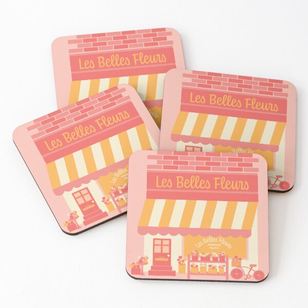 Item preview, Pink Retro Flower Shop designed and sold by victoria-angela.