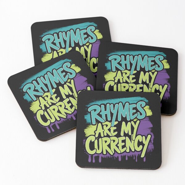 Item preview, Rhymes are my currency Rap Lyricism Masterful Hip Hop Verses Design designed and sold by RadDeck.
