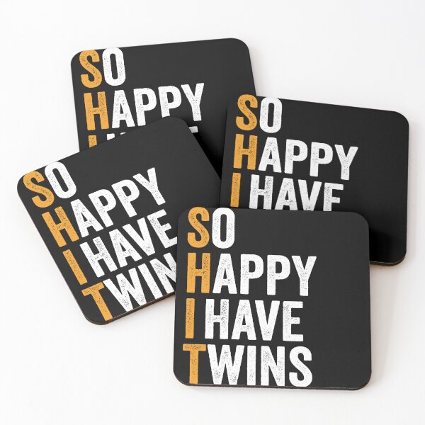 Item preview, So Happy I Have Twins - Funny Mom Dad Parent Saying designed and sold by kevzadevinca.