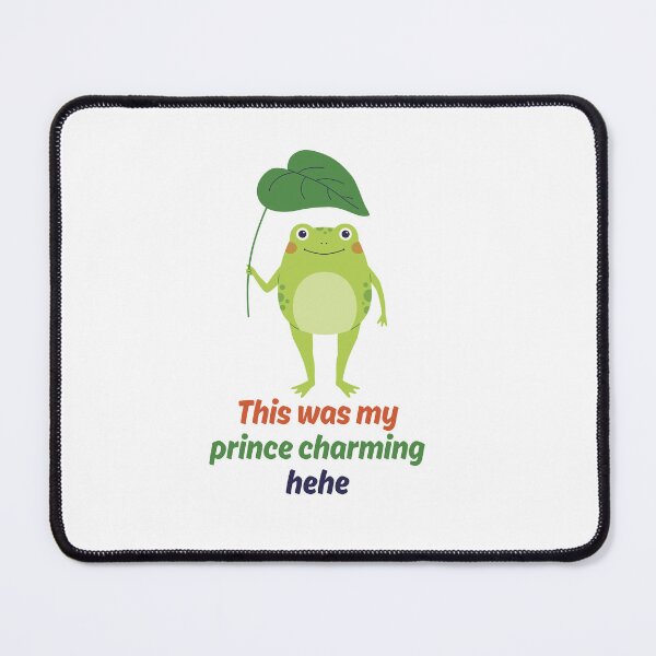 Item preview, Funny Prince Charming Frog Quote  designed and sold by CCKimShop.