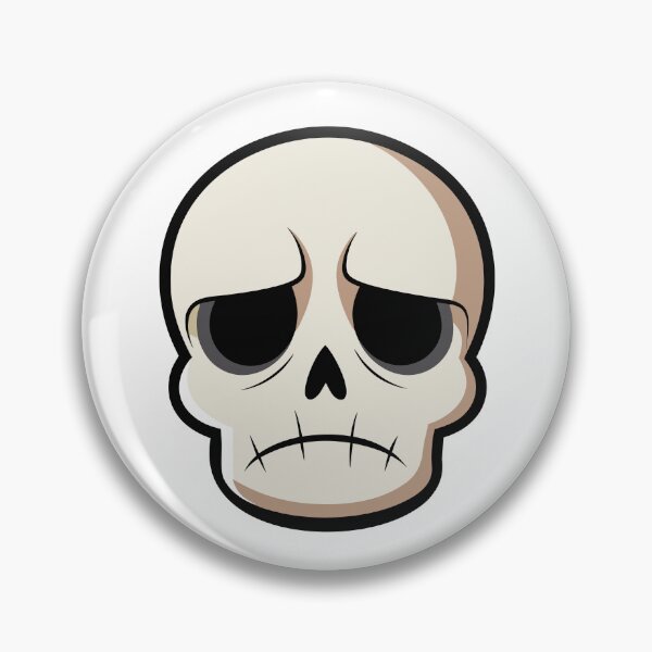Item preview, skeleton head sad designed and sold by JIMTOPMOY.