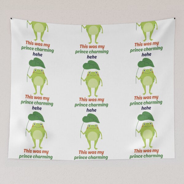 Item preview, Funny Prince Charming Frog Quote  designed and sold by CCKimShop.