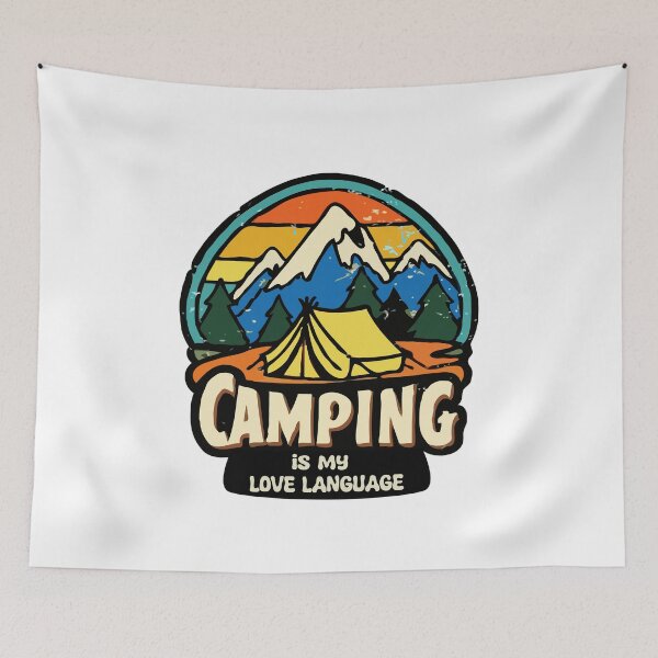 Item preview, Camping is my love language designed and sold by JiraVibes.