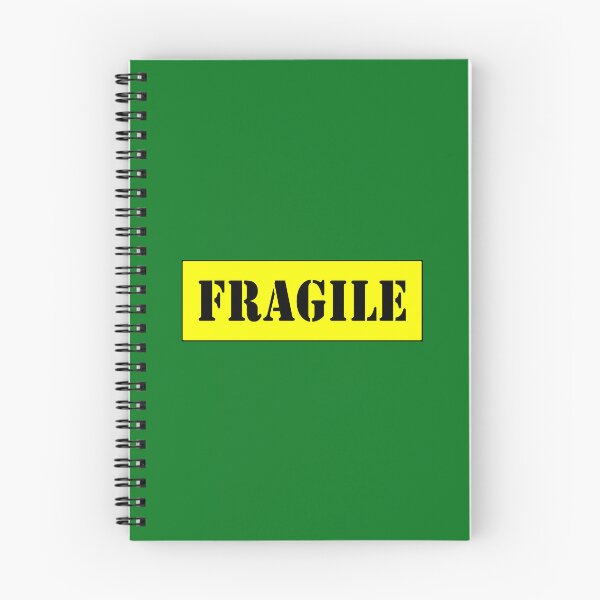 Item preview, FRAGILE, Black stencil font on Yellow background designed and sold by AASparksDesigns.