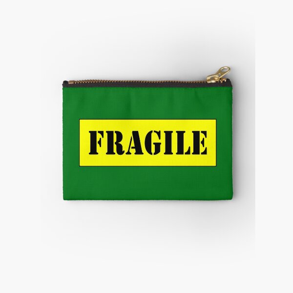 Item preview, FRAGILE, Black stencil font on Yellow background designed and sold by AASparksDesigns.