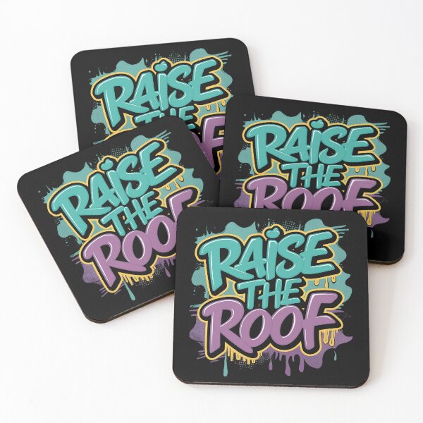 Item preview, Raise The Roof Graffiti Hip Hop Urban Art Design designed and sold by RadDeck.