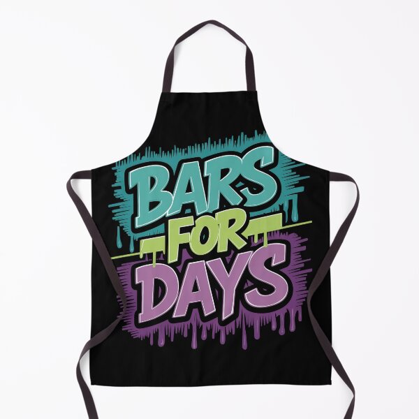 Item preview, Bars for days Hip Hop Legends Tribute to Rap Icons designed and sold by RadDeck.