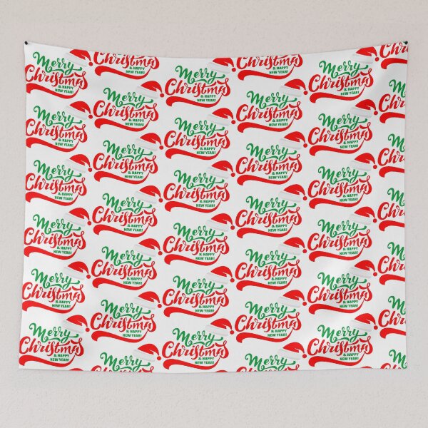 Item preview, MERRY CHRISTMAS & HAPPY NEW YEAR - WHITE designed and sold by Marlon Oseguera.