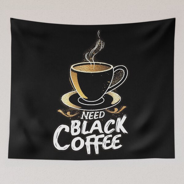 Item preview, Need black coffee! designed and sold by Nufauna.