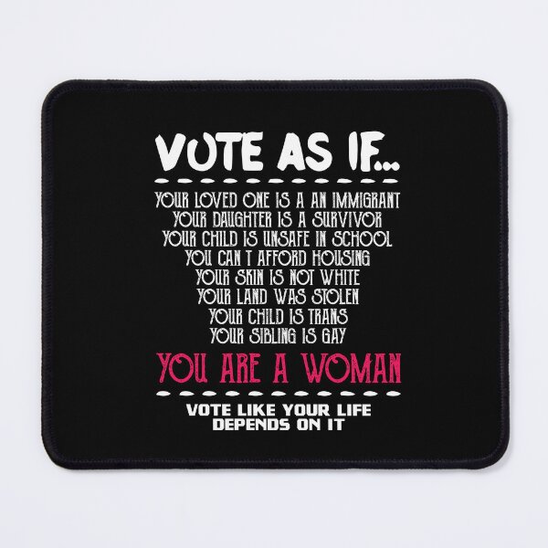 Item preview, Vote As If Your Life Depends On It Human Rights Election designed and sold by Dressed For Duty.
