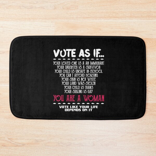 Item preview, Vote As If Your Life Depends On It Human Rights Election designed and sold by Dressed For  Duty.
