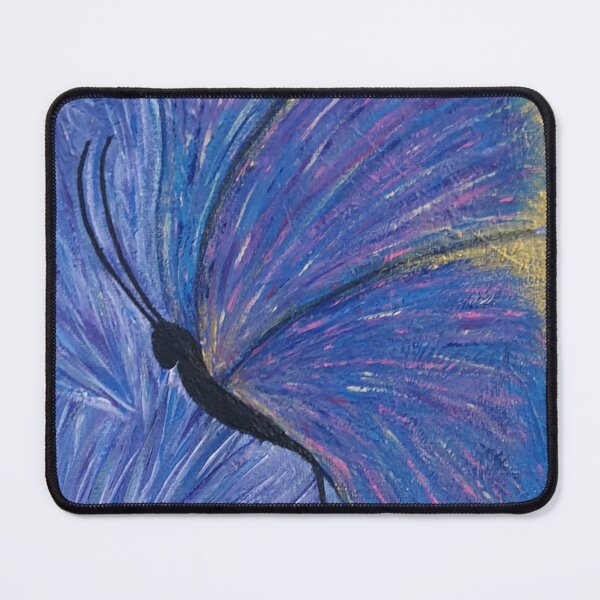 Item preview, "Blue Butterfly" Acrylic Painting designed and sold by TeaAndReverie.