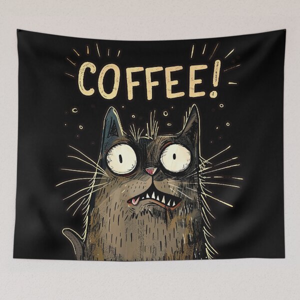 Item preview, Coffee cat designed and sold by Nufauna.
