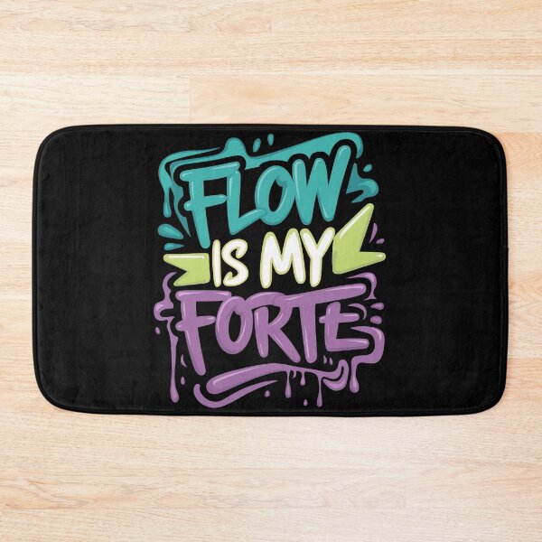 Item preview, Flow is my forte Rap Cypher Freestyle Hip Hop Design designed and sold by RadDeck.