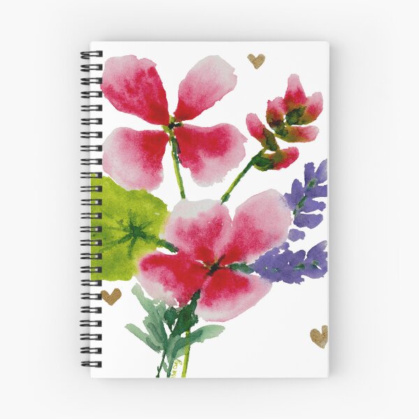 Item preview, Posy Flowers Floral Watercolor Painting designed and sold by Jaana Day.