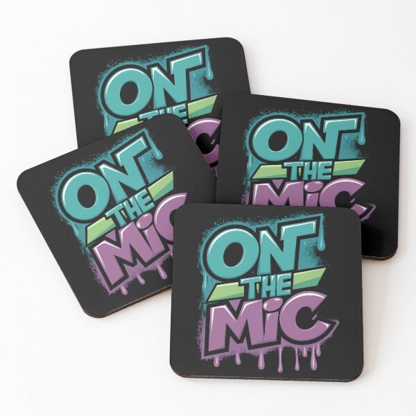 Item preview, On The Mic Hip Hop Classic 90s Rap Music Design designed and sold by RadDeck.