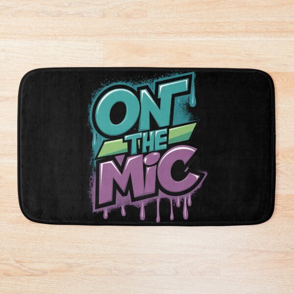 Item preview, On The Mic Hip Hop Classic 90s Rap Music Design designed and sold by RadDeck.