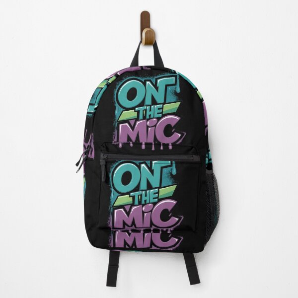 Item preview, On The Mic Hip Hop Classic 90s Rap Music Design designed and sold by RadDeck.