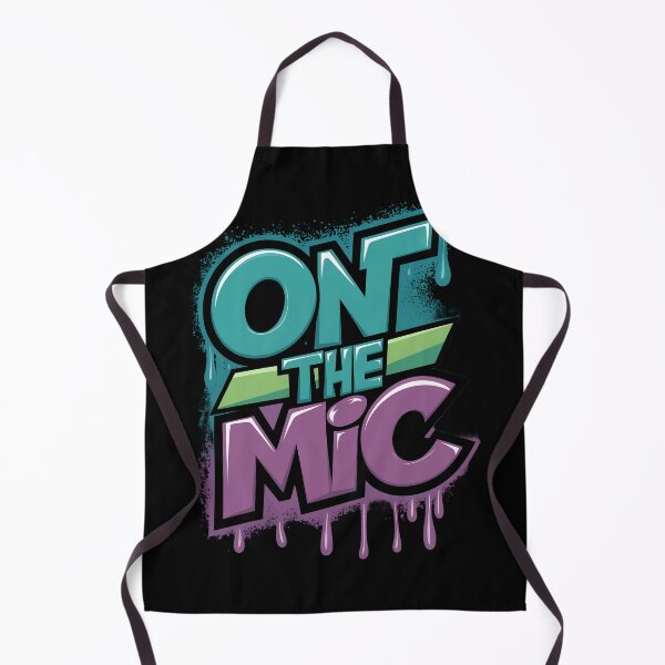 Item preview, On The Mic Hip Hop Classic 90s Rap Music Design designed and sold by RadDeck.