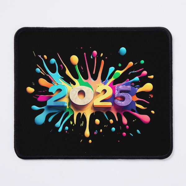 Item preview, 2025 colorful art, new year, watercolor 2 designed and sold by Numbers-Art.