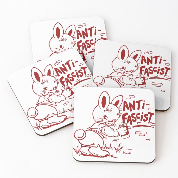 Item preview, Rabbit Anti Fascist designed and sold by Kuttenblakenku.